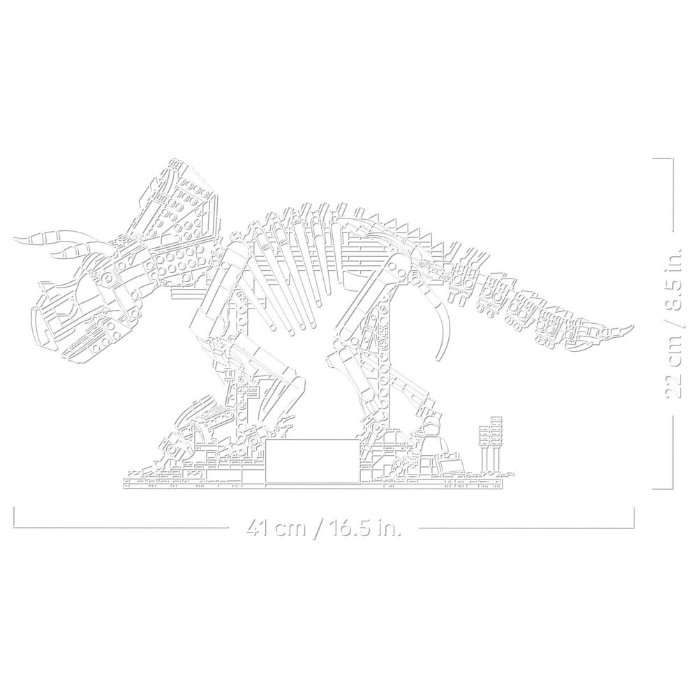 LEGO Dinosaur Fossils Triceratops Building Set, , large