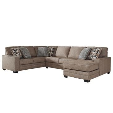 Ashley Cannonbrook 3-Piece Sectional in Cannonbrook Nutmeg, , large