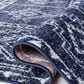 Safavieh Adirondack ADR206N 5"1" x 7"6" Navy and Silver Area Rug, , large