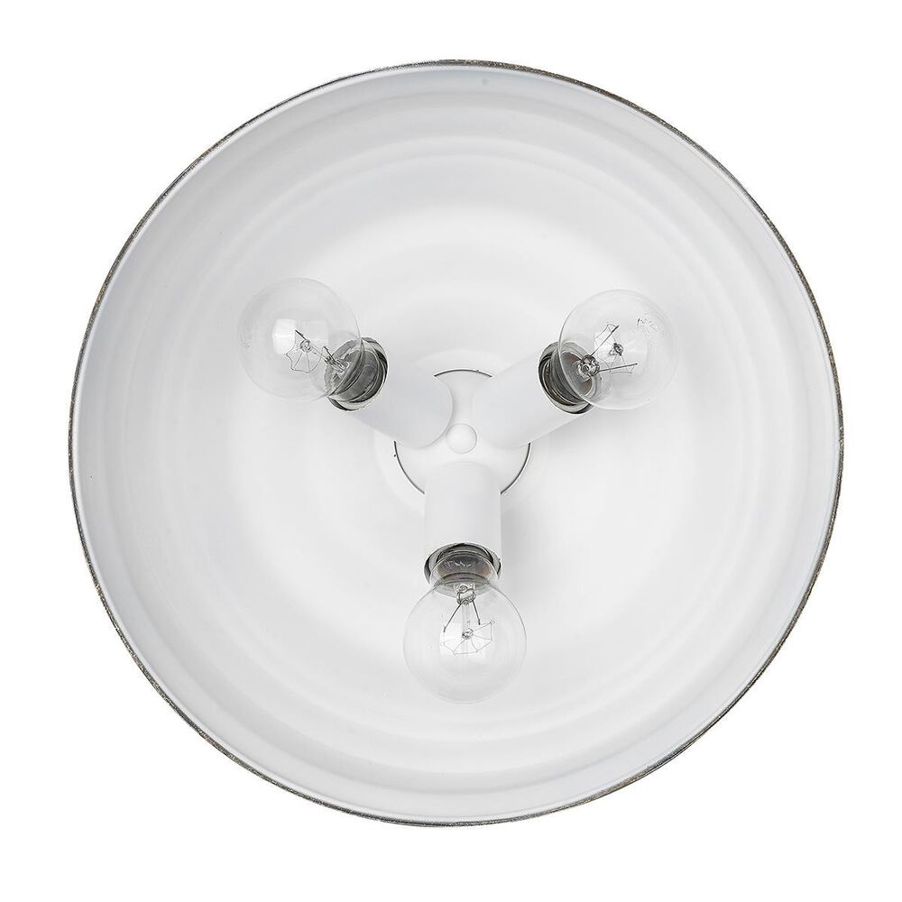 Golden Lighting Keating Semi-Flush in Antique Ivory, , large