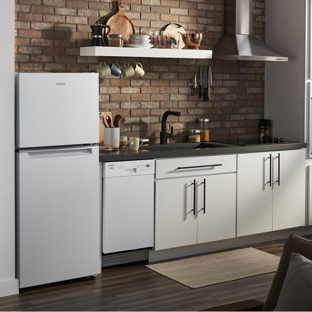 Whirlpool 11.6 Cu. Ft. Top Freezer Refrigerator in White, , large