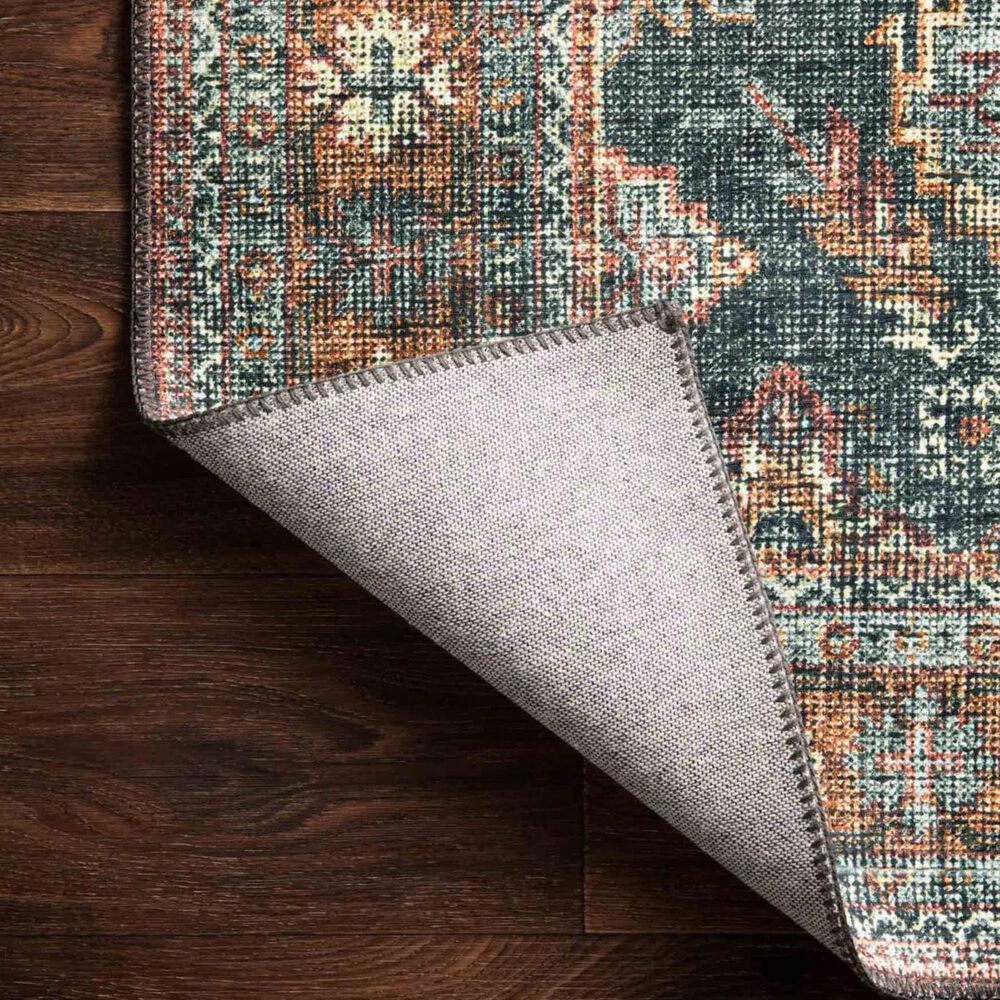Loloi II Skye SKY-10 3&#39;6&quot; x 5&#39;6&quot; Sea and Rust Area Rug, , large