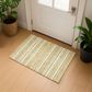 Dalyn Rug Company Soft Essentials Striped Gold 1"8" x 2"6" Indoor/Outdoor Area Rug, , large
