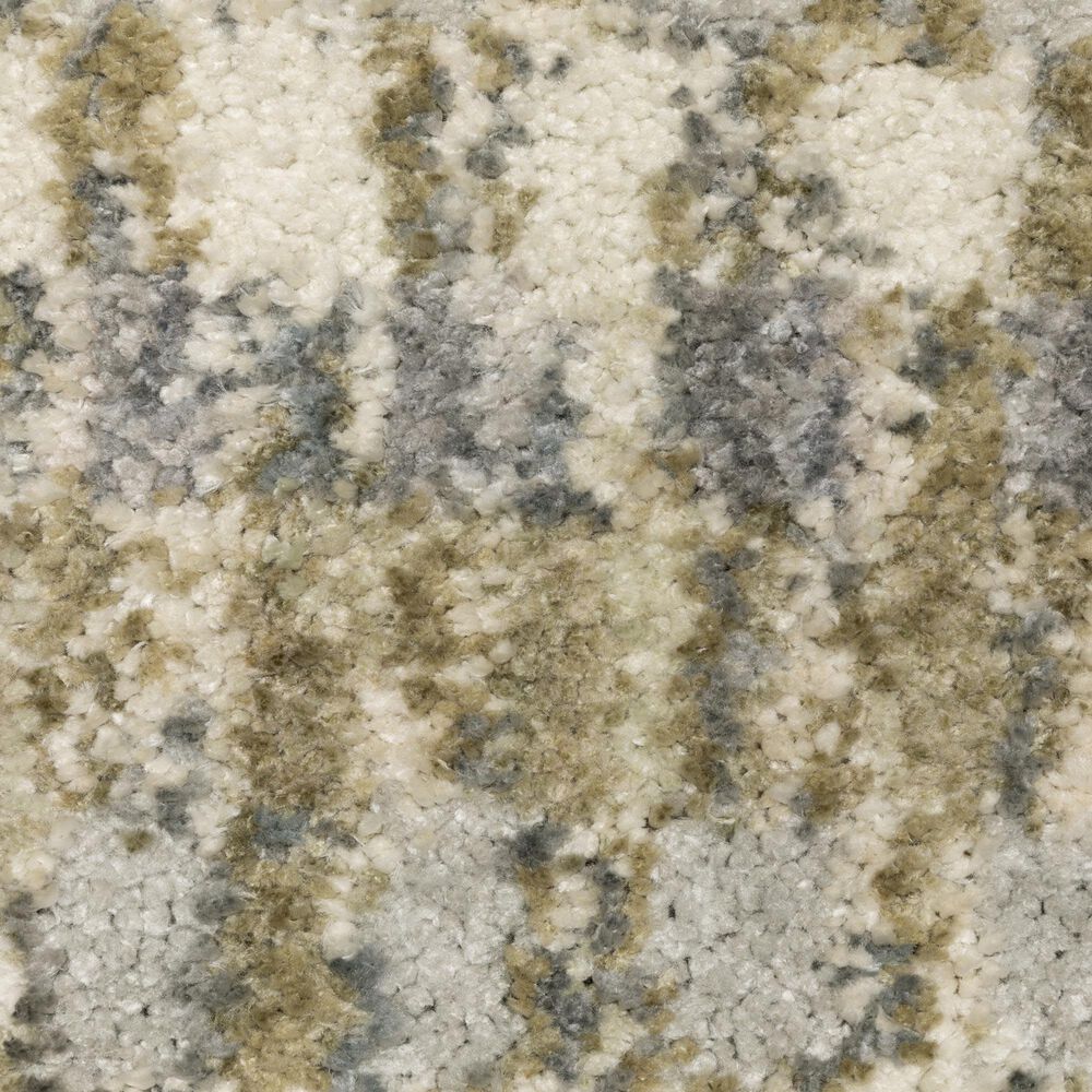Oriental Weavers Aspen Gold and Grey 7'10" x 10'10" Area Rug, , large