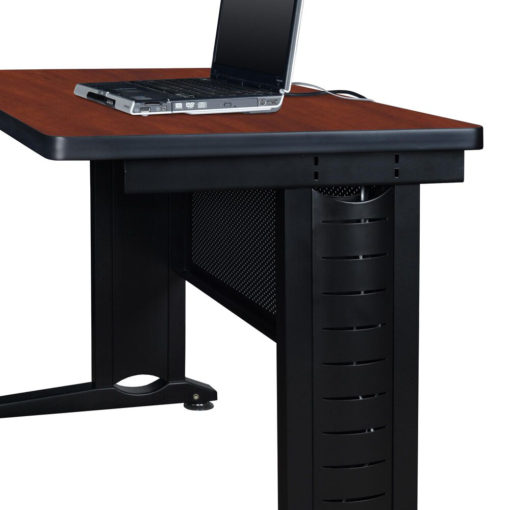Regency Global Sourcing Fusion 72&quot; U-Desk with Bridge in Cherry, , large