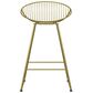 CosmoLiving by Cosmopolitan Ellis Wire Counter Stool in Gold, , large