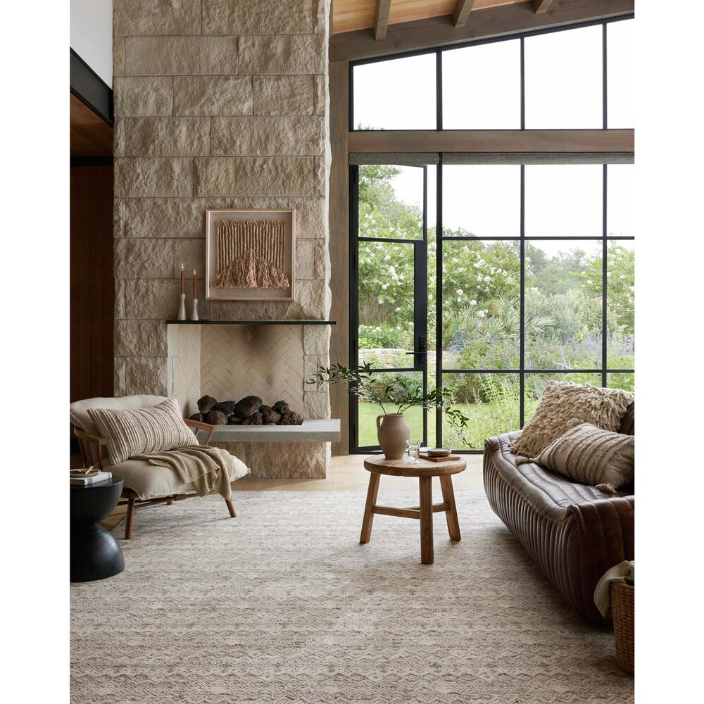 Loloi Raven 5&#39;6&quot; x 8&#39;6&quot; Dove and Ivory Area Rug, , large