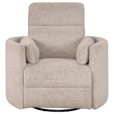 Simeon Collection Radius Manual Swivel Glider Recliner in Burlap, , large