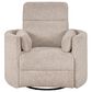 Simeon Collection Radius Manual Swivel Glider Recliner in Burlap, , large