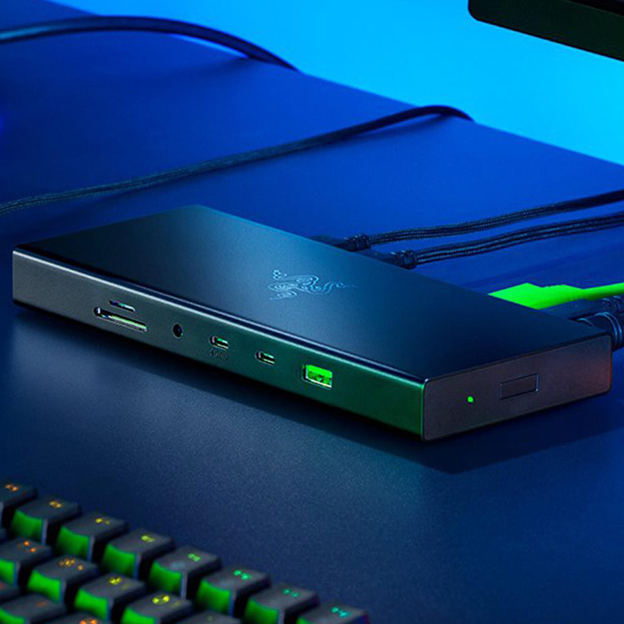 cft. docking military JK/mossgreen×black Razer USB 4-Dock in Black