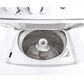 GE Appliances Unitized Spacemaker Gas Stack Laundry in White, , large