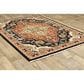 Oriental Weavers Lilihan Medallion 4929A 7"10" x 10"10" Black and Red Area Rug, , large