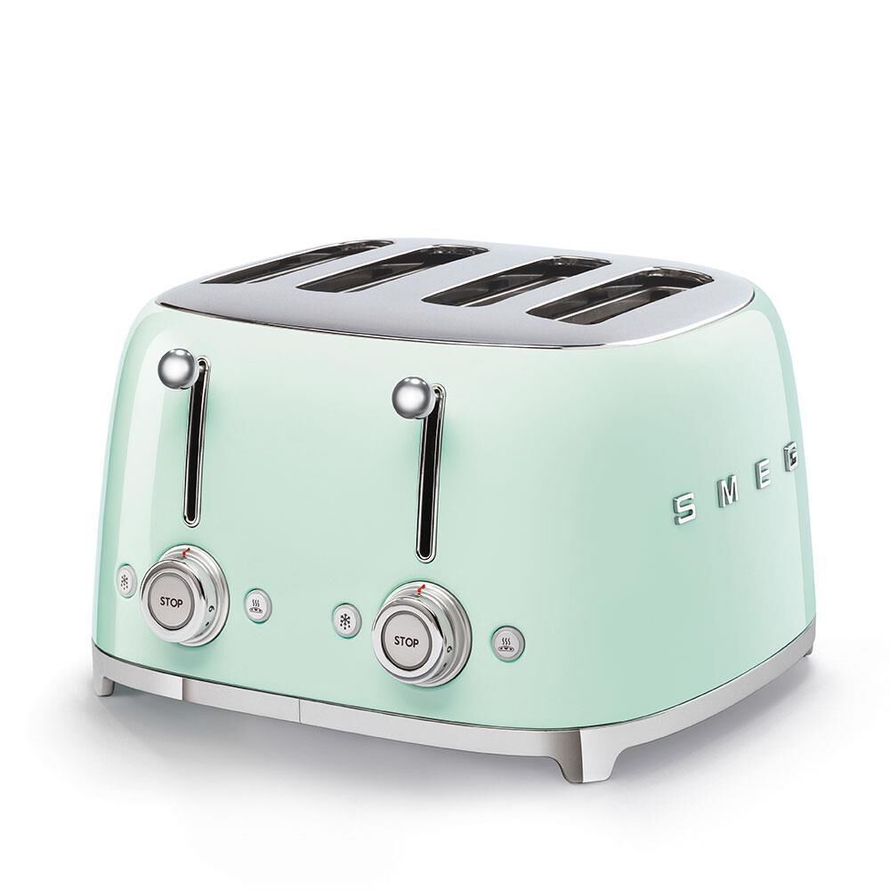 SMEG Retro 4x4 Toaster, Pl Green, , large