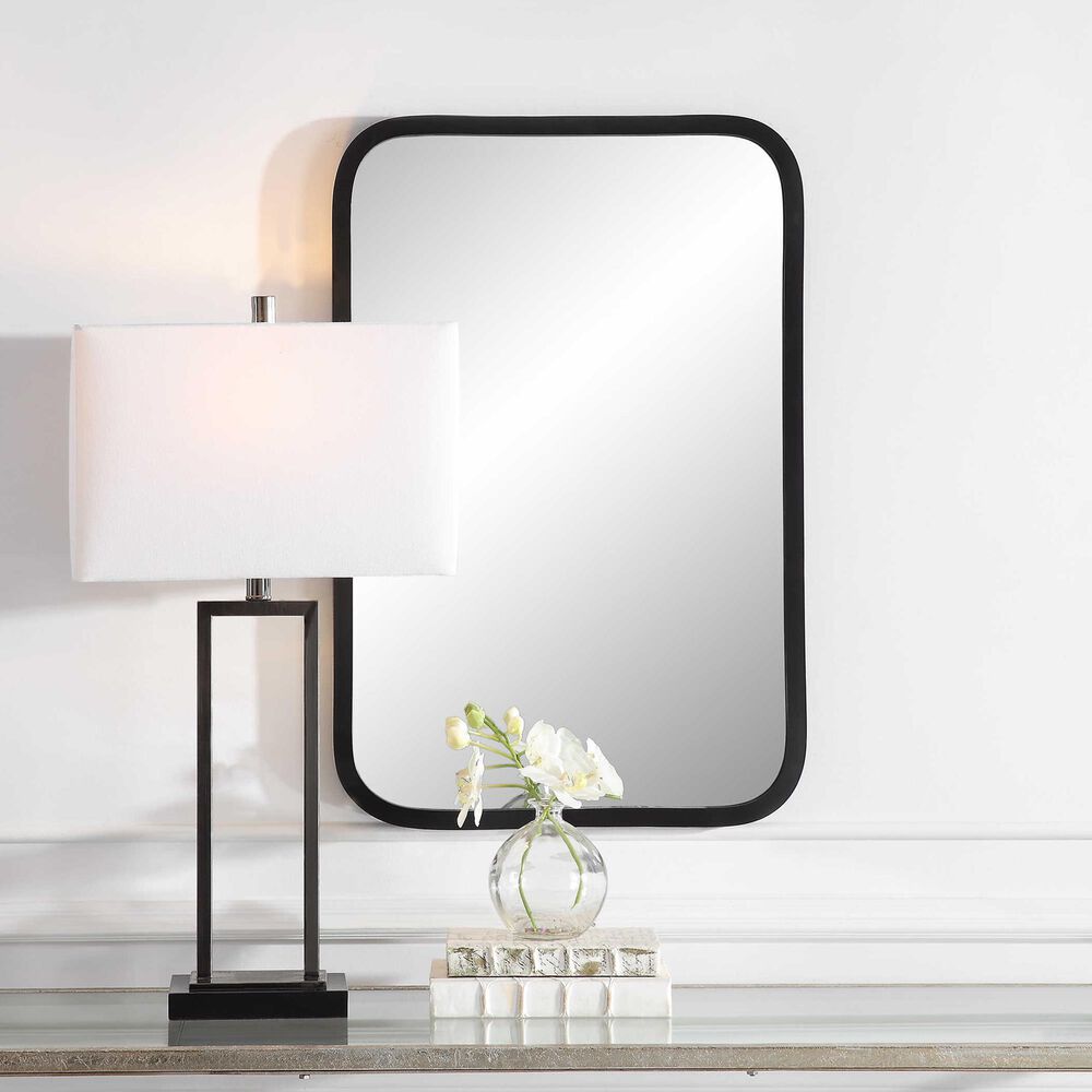 Salt &amp; Light 30&quot; x 20&quot; Wall Mirror in Matte Black, , large