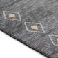 Dalyn Rug Company Sedona SN3 6" x 9" Charcoal Indoor/Outdoor Area Rug, , large
