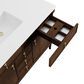 James Martin Kinnsden 48" Single Bathroom Vanity in Sable Oak with 3 cm Victorian Silver Silestone Top, Rectangular Sink and FreePower Wireless Charger, , large
