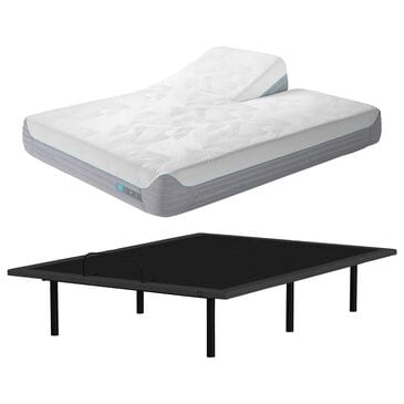 Bedgear S7 LSX Plush Flex Head King Mattress with Glideaway Flex Head Adjustable Base, , large