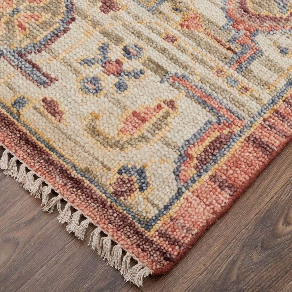 Feizy Fillmore 9&#39; x 12&#39; Rust and Beige Area Rug, , large