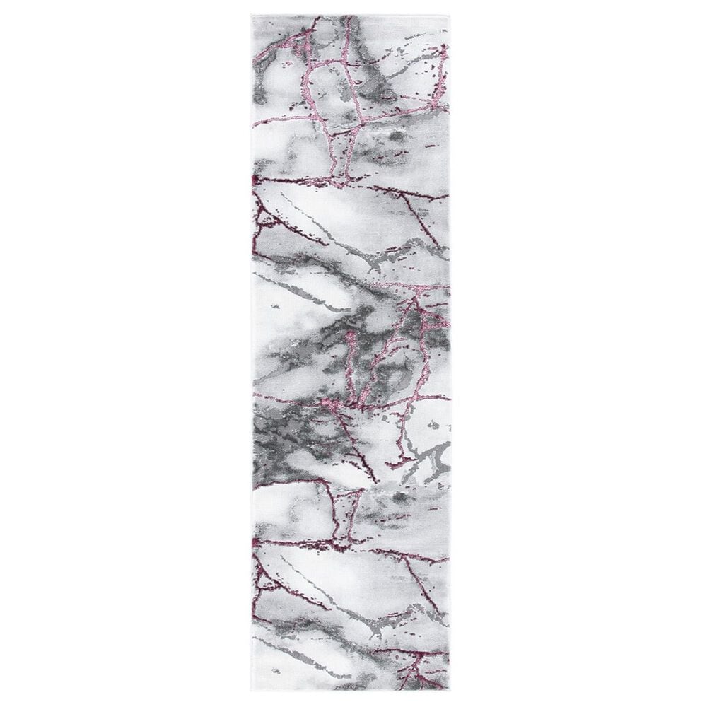Safavieh Craft 2"3" x 6" Grey and Wine Runner, , large