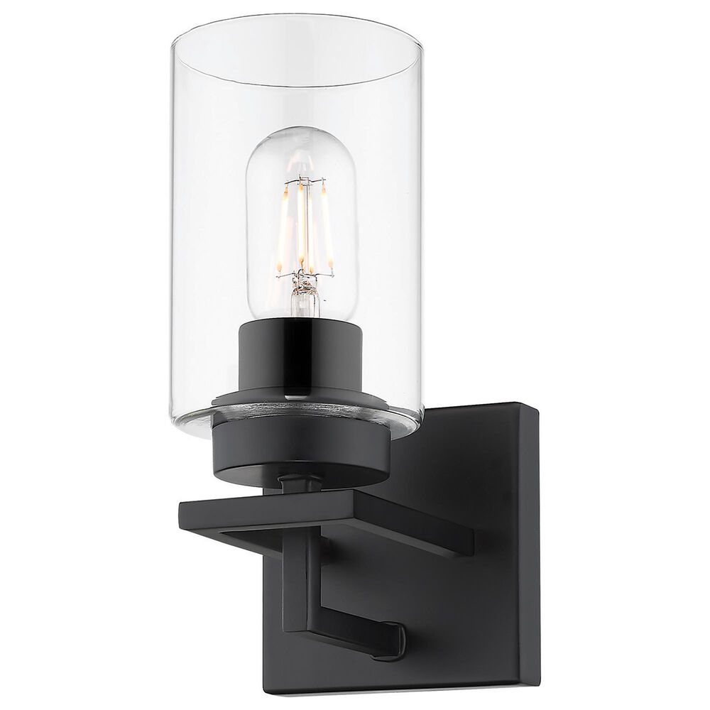 Golden Lighting Tribeca 1-Light Bath Vanity in Matte Black, , large
