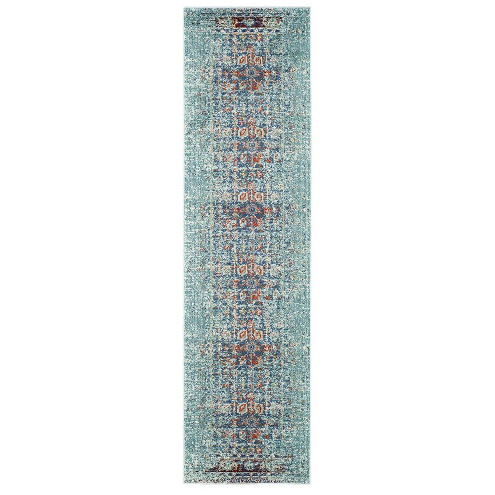 Safavieh Monaco MNC208J 2"2" x 12" Blue Runner, , large