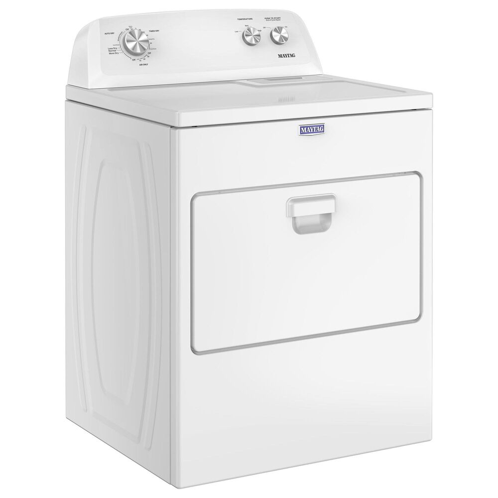 MAYTAG 3.8 Cu. Ft. Top Load Washer and 7 Cu. Ft. Top Load Electric Dryer in White, , large
