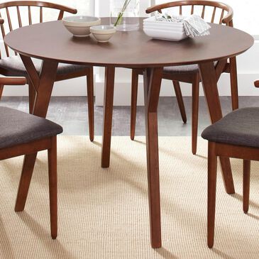 Waltham Copenhagen Round Table in Walnut - Table Only, , large