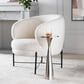 Lumisource Gemma 22" Side Table in Polished Nickel, , large