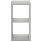 HOMLUX 2-Cube Reversible Open Back Bookshelf in Light Grey, , large
