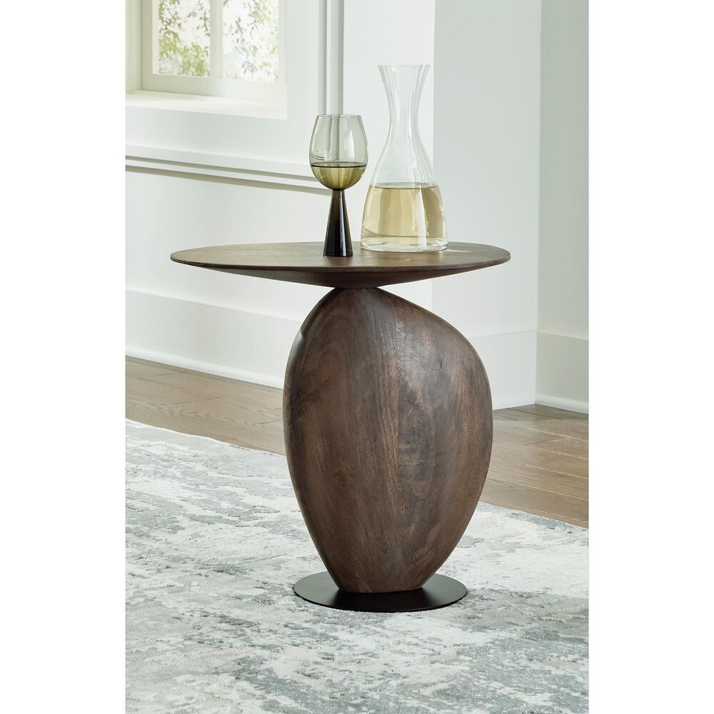Ashley Cormmet Accent Table in Brown and Black, , large