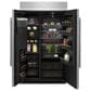 JennAir Rise 29.4 Cu. Ft. Built-In Side-By-Side Refrigerator with External Ice and Water Dispenser in Stainless Steel and Obsidian Black, , large