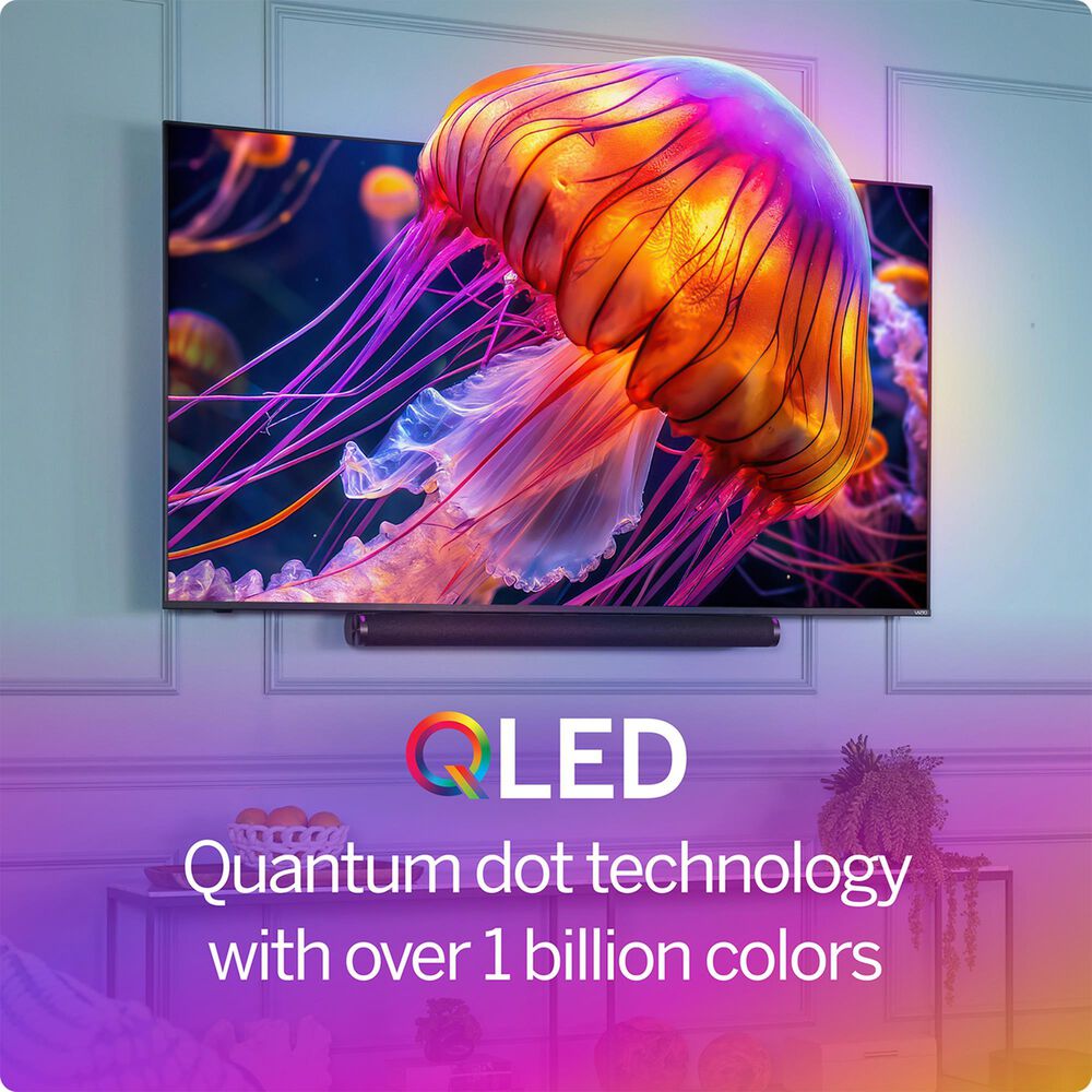 VIZIO 75&quot; Class Quantum 4K QLED HDR in Black - Smart TV, , large