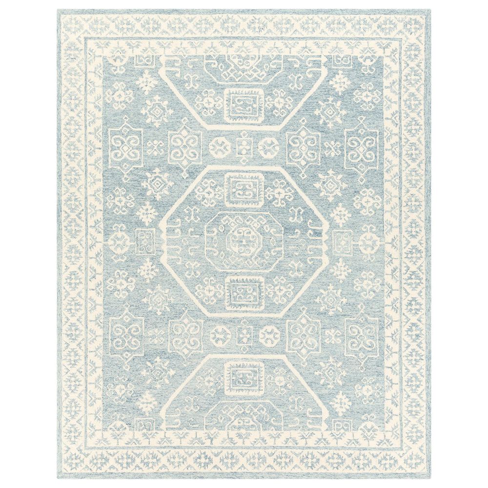 Surya Granada GND-2321 8' x 10' Pale Blue, Beige and Sky Blue Area Rug, , large
