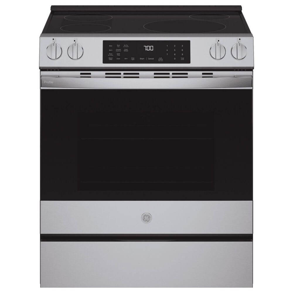 GE Profile 5.3 Cu. Ft. Smart Slide-In Induction Range in Fingerprint Resistant Stainless Steel, , large