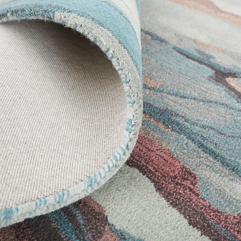 Feizy Amira 3&#39;6&quot; x 5&#39;6&quot; Teal and Multicolor Area Rug, , large