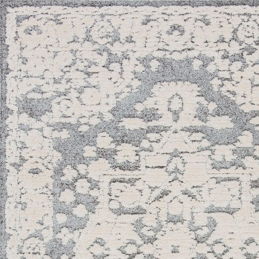 Safavieh Martha Stewart Lucia Shag MSR0739A 4&#39; x 6&#39; White and Light Grey Area Rug, , large