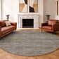 Dalyn Rug Company Vico Silver 8" Round Area Rug, , large