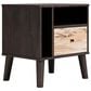 Ashley Piperton Nightstand in Brown and Dark Charcoal, , large