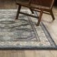 ROW by Oriental Weavers Gemma Oriental Blue and Rust 6"7" x 9" Area Rug, , large