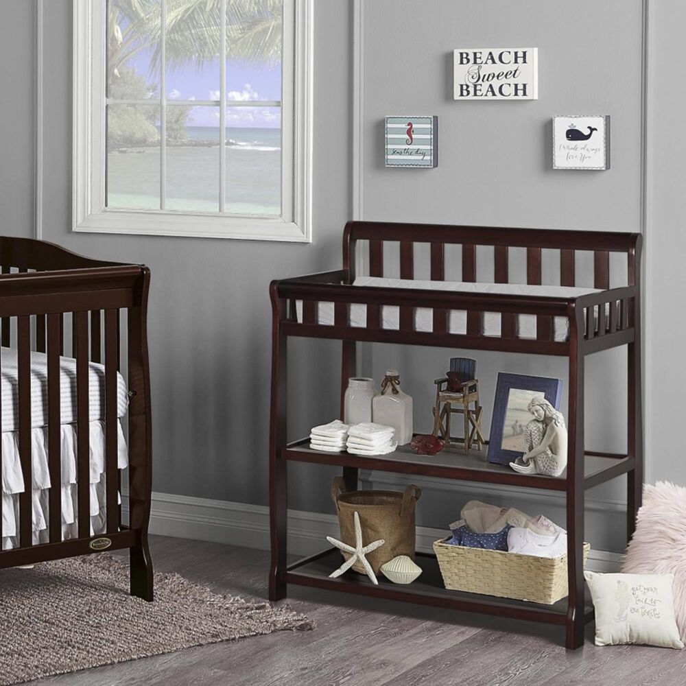 Evolur Ashton 2in1 Changing Table in Espresso Nebraska Furniture Mart