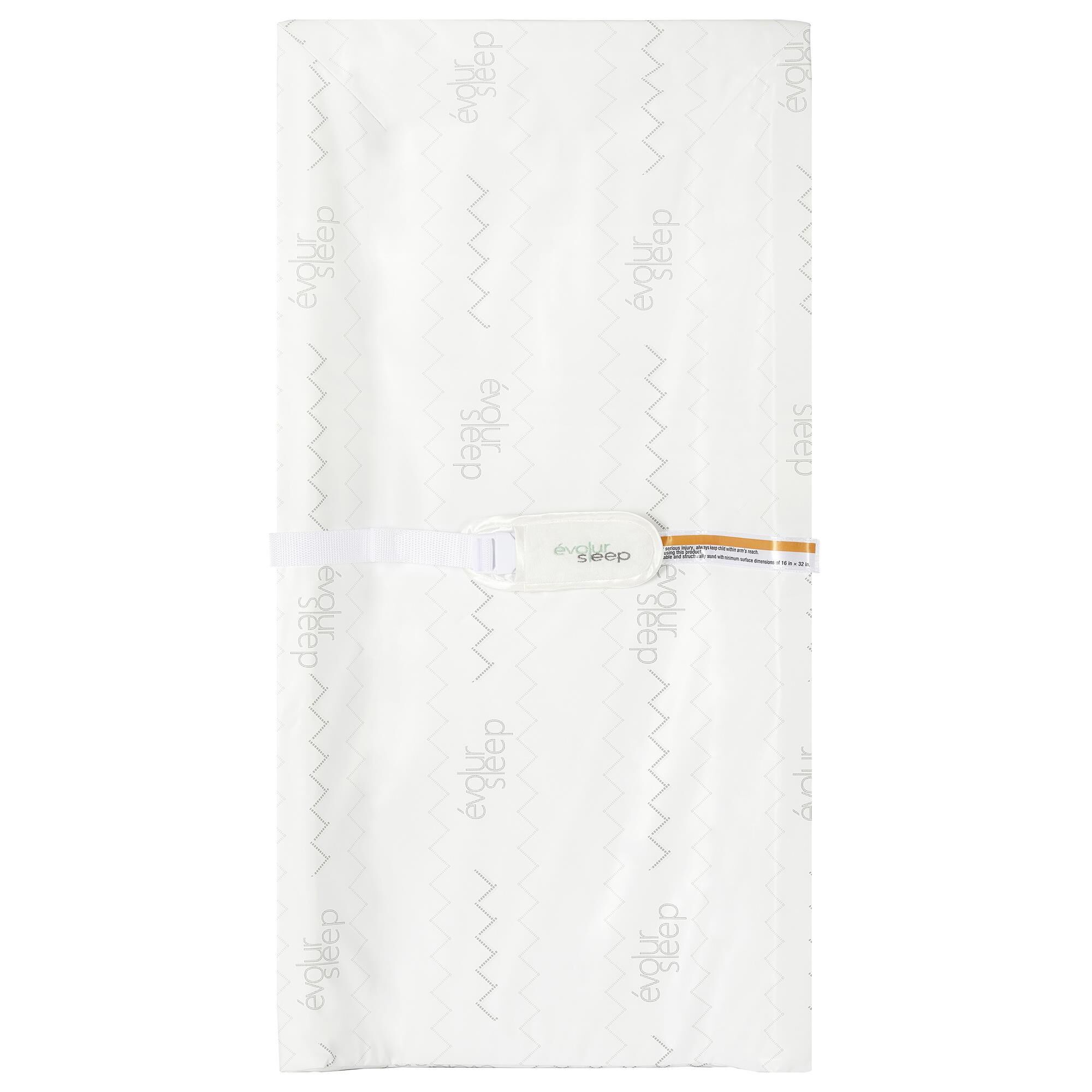 Evolur 3 Sided Changing Pad Gift Set in White NFM