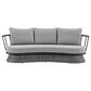 Blue River Monk 4-Piece Patio Conversation Set in Dark Gray and Black, , large