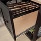 Sauder Cottage Road Double Pedestal Desk in Raven Oak and Lintel Oak, , large