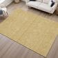 Dalyn Rug Company Soft Essentials Solid Gold 8" x 10" Area Rug, , large
