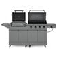 Tytus Anaheim and Emberwood 3-Piece Modular Duo with Charcoal Grill in Gunmetal Gray, , large