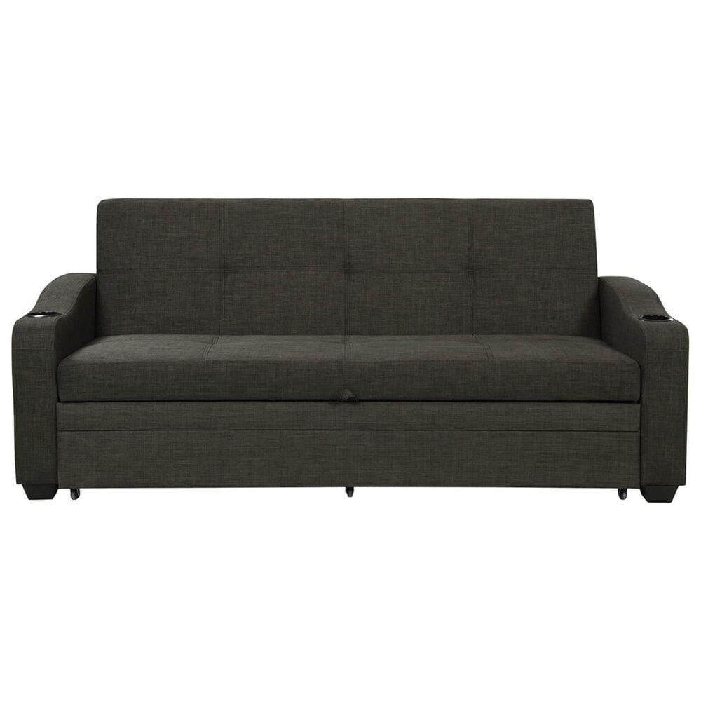 Pacific Landing Convertible Sofa in Charcoal Grey, , large