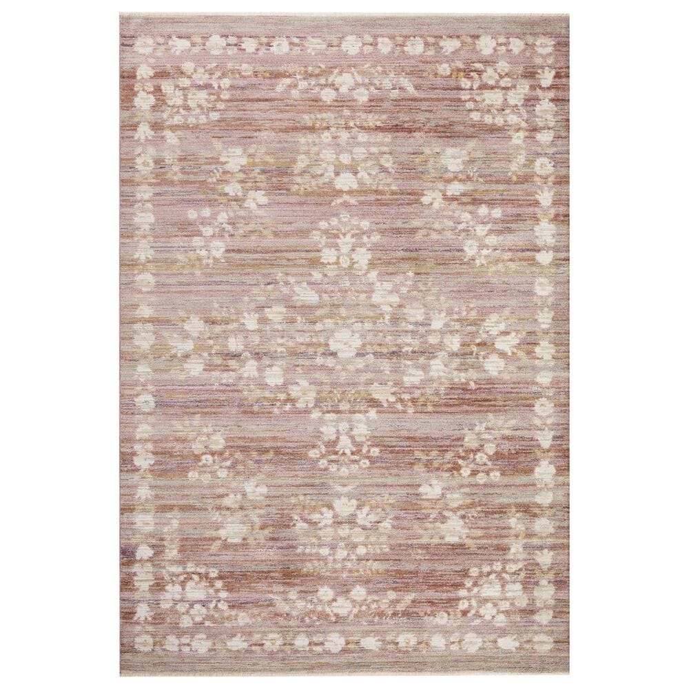 Rifle Paper Co. x Loloi Provence 6"3" x 9" Avignon Rose Area Rug, , large