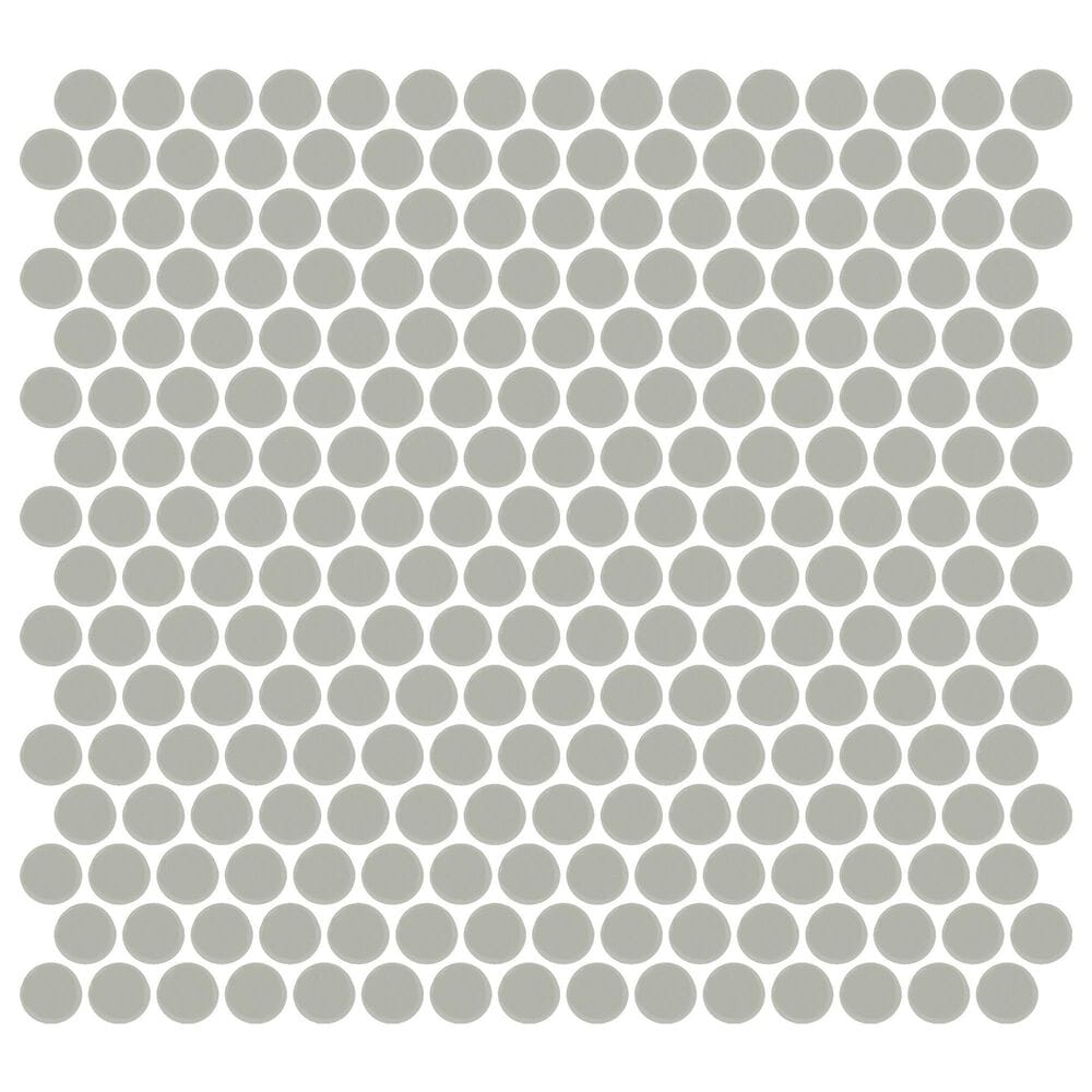 Dal-Tile Color Wheel Matte Desert Gray 13"" X 11"" Ceramic Mosaic Sheet, , large