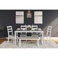 Ashley Stonehollow 6-Piece Rectangular Dining Set in White and Gray, , large
