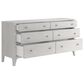 Vantage Mezzanine 6 Drawer Dresser and Mirror in Dove Gray, , large
